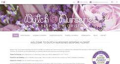 Desktop Screenshot of dutchnurseries.co.uk