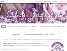 Tablet Screenshot of dutchnurseries.co.uk